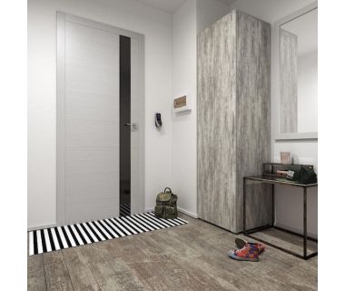 Шкаф распашной с полками для одежды ST-0013 от Moreli (Морели) Бетон