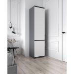 Шафа-пенал з полицями для одягу T-217 від Moreli (Морелі) Антрацит/Білий