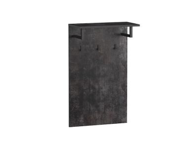 Вешалка с крючками для одежды Moreli (Морели) F-001 Бетон Темный