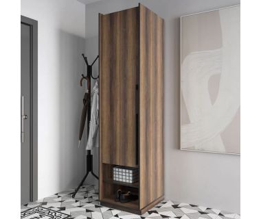 Шафа розстібна зі штангою на одну дверку R-0002 від Moreli (Морелі) Дуб Кверкус