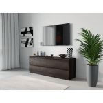 Тумба под телевизор ТВ/ТВ 4 ящика Moreli (Морели) Т-223 Венге темный