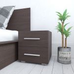 Прикроватная тумба с 2 ящиками для спальни ST-0011 от Moreli (Морели) Венге темный