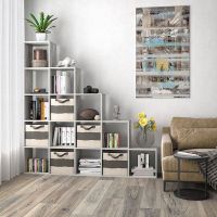 Стеллаж для книг и игрушек на 15 ячеек ST-0017 от Moreli (Морели) Бетон