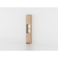 Шкаф-пенал с полками для ванной комнаты GТ-0005 от Moreli (Морели) Дуб Сонома