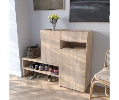 Тумба под обувь в прихожую RS-4 от Moreli (Морели) Дуб Сонома Тумба под обувь в прихожую RS-4 от Moreli (Морели) Дуб Сонома