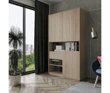 Шкаф распашной для книг и документов RS-1 от Moreli (Морели) Дуб Сонома