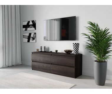 Тумба під телевізор ТВ/ТВ 4 ящики Moreli (Морелі) Т-223 Венге темний