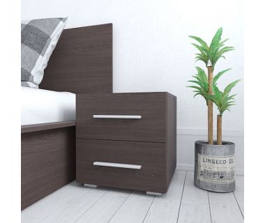 Тумба з 2 ящиками для спальні ST-0011 від Moreli (Морелі) Венге темний
