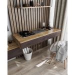 Стіл комп'ютерний підвісний на 2 ящики, письмовий стіл T-222 від Moreli (Морелі) Аппалачі/Венге темний