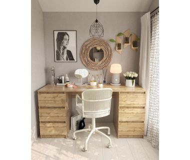 Стіл комп'ютерний з двома тумбами, письмовий стіл T-228 Аппалачі