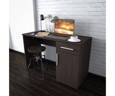 Стіл комп'ютерний, письмовий стіл з ящиками та дверцятами ST-0003 від Moreli (Морелі) Венге темний