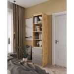 Шафа-пенал для одягу з ящиками та полицями T-219 від Moreli (Морелі) Аппалачі/Антрацит