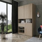 Шкаф распашной для книг и документов RS-1 от Moreli (Морели) Дуб Сонома