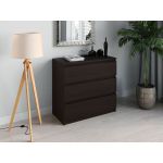 Комод із прихованими ручками на три ящики Moreli (Морелі) Т-214 Венге темний