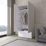 Шафа для одягу розстібна зі штангою та двома ящиками ST-0002 від Moreli (Морелі)