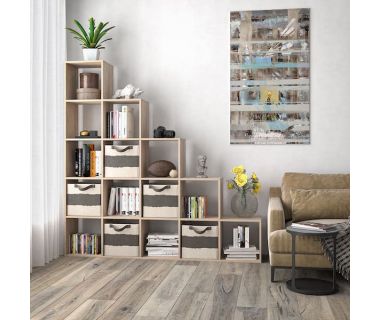 Стеллаж для книг и игрушек на 15 ячеек ST-0017 от Moreli (Морели) Дуб Сонома Стеллаж для книг и игрушек на 15 ячеек ST-0017 от Moreli (Морели) Дуб Сонома