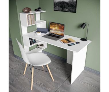 Стіл комп'ютерний, письмовий стіл з полицями ST-0024 від Moreli (Морелі)