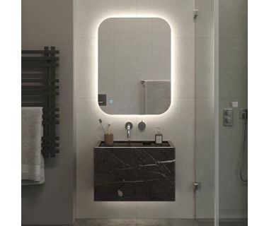 Зеркало с подсветкой для ванной комнаты и гостиной Мадрид от Moreli (Морели) 800х600