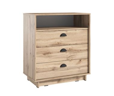 Комод для дому з 3 ящиками та полицею K-0001 від Moreli (Морелі) Аппалачі Комод для дому з 3 ящиками та полицею K-0001 від Moreli (Морелі) Аппалачі