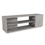 Тумба под телевизор в гостиную, тумба под ТВ, TV тумба LA-0003 от Moreli (Морели) Бетон Тефра