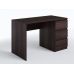 Комп'ютерний стіл, письмовий стіл з трьома ящиками T-224 від Moreli (Морелі) Венге темний