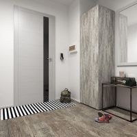 Шафа розстібна зі штангою та двома полицями ST-0012 від Moreli (Морелі) Бетон