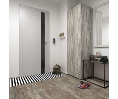 Шкаф распашной со штангой и двумя полками ST-0012 от Moreli (Морели) Бетон