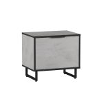 Тумба під взуття в передпокій з дверцятами від Moreli (Морелі) F-004 Бетон Тефра