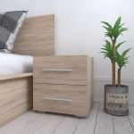 Тумба з 2 ящиками для спальні ST-0011 від Moreli (Морелі) Дуб Сонома