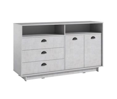 Тумба під телевізор у вітальню, сервант під ТВ K-0002 від Moreli (Морелі) Бетон Стайл Тумба під телевізор у вітальню, сервант під ТВ K-0002 від Moreli (Морелі) Бетон Стайл