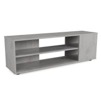 Тумба под телевизор в гостиную, тумба под ТВ, TV тумба LA-0003 от Moreli (Морели) Бетон Тефра