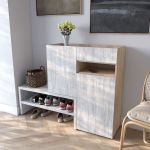 Тумба під взуття в передпокій RS-4 від Moreli (Морелі) Дуб Сонома/Бетон