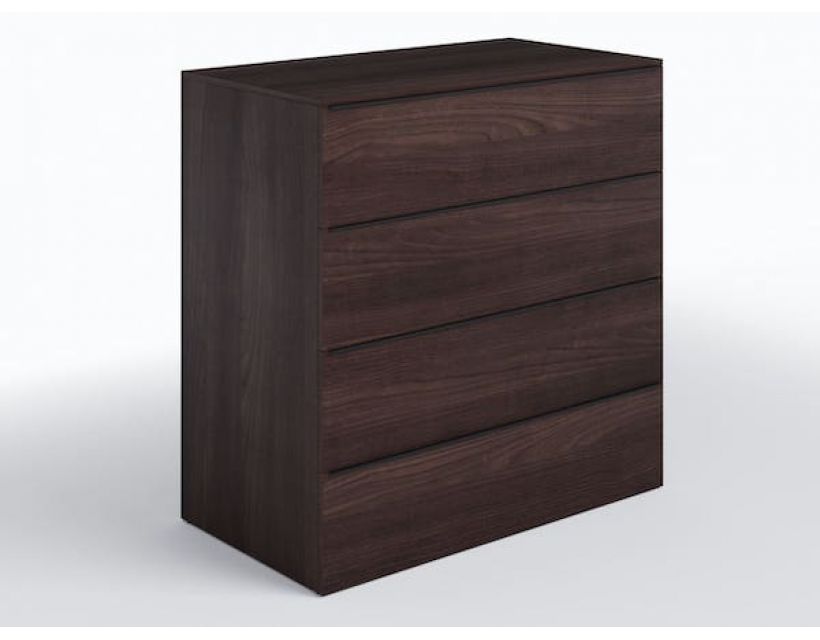 Комод 4 ящика комбинация цветов ТX-04 Moreli (Морели) Венге темный в интернет-магазине "Мебли Даром"