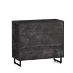 Комод із трьома ящиками на ніжках від Moreli (Морелі) F-008 Бетон Темний