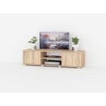 Тумба под телевизор в гостиную, тумба под ТВ, TV тумба GT-0106 от Moreli (Морели) Дуб Сонома