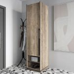 Шафа розстібна зі штангою на одну дверку R-0002 від Moreli (Морелі) Дуб Гранж Пісочний