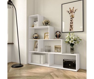 Стеллаж ступенькой полка для книг и декора на 6 ячеек GT-57 от Moreli (Морели)