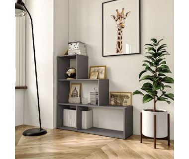 Стеллаж ступенькой полка для книг и декора на 6 ячеек GT-57 от Moreli (Морели) Антрацит Стеллаж ступенькой полка для книг и декора на 6 ячеек GT-57 от Moreli (Морели) Антрацит