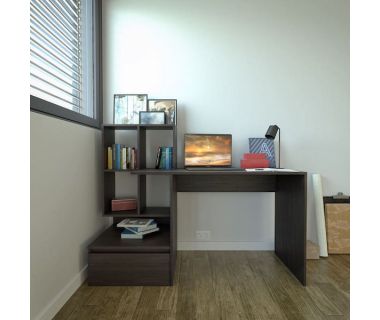 Стіл комп'ютерний, письмовий стіл з ящиками та дверцятами ST-0005 від Moreli (Морелі) Венге темний