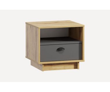 Тумба прикроватная для спальни K-0005 от Moreli (Морели) Аппалачи/Антрацит