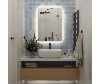 Зеркало с подсветкой для ванной комнаты и гостиной Антигуа от Moreli (Морели) 800x600