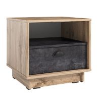 Тумба для спальні K-0005 від Moreli (Морелі) Аппалачі/Бетон Темний