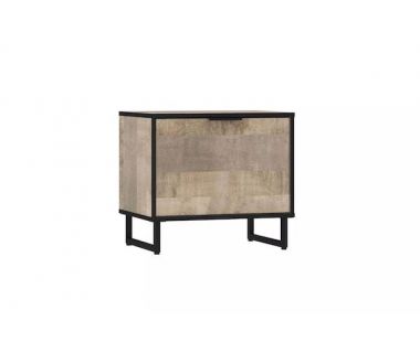 Тумба под обувь в прихожую с дверцей от Moreli (Морели) F-004 Дуб Гранж Песочный