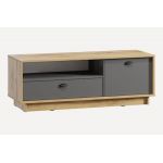 Тумба під ТВ у вітальню, тумба під телевізор, TV тумба K-0003 від Moreli (Морелі) Аппалачі/Антрацит