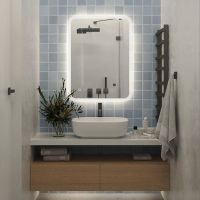 Зеркало с подсветкой для ванной комнаты и гостиной Антигуа от Moreli (Морели) 800x600