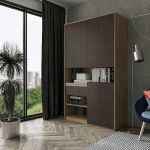 Шкаф распашной для книг и документов RS-1 от Moreli (Морели) Аппалачи/Венге темный