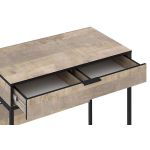 Туалетний, косметичний столик із ящиком від Moreli (Морелі) F-009 Дуб Гранж Пісочний