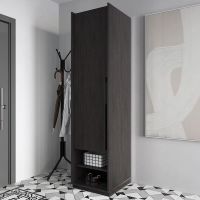 Шафа розстібна зі штангою на одну дверку R-0002 від Moreli (Морелі) Венге темний