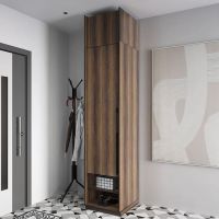 Шафа розстібна на одні двері з полицями та антресоллю R-0001 від Moreli (Морелі) Дуб Кверкус