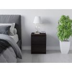 Тумба ліжка в спальню, з фасадами без ручок Т-225 від Moreli (Морелі) Венге темний